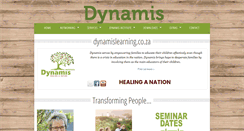 Desktop Screenshot of dynamislearning.co.za